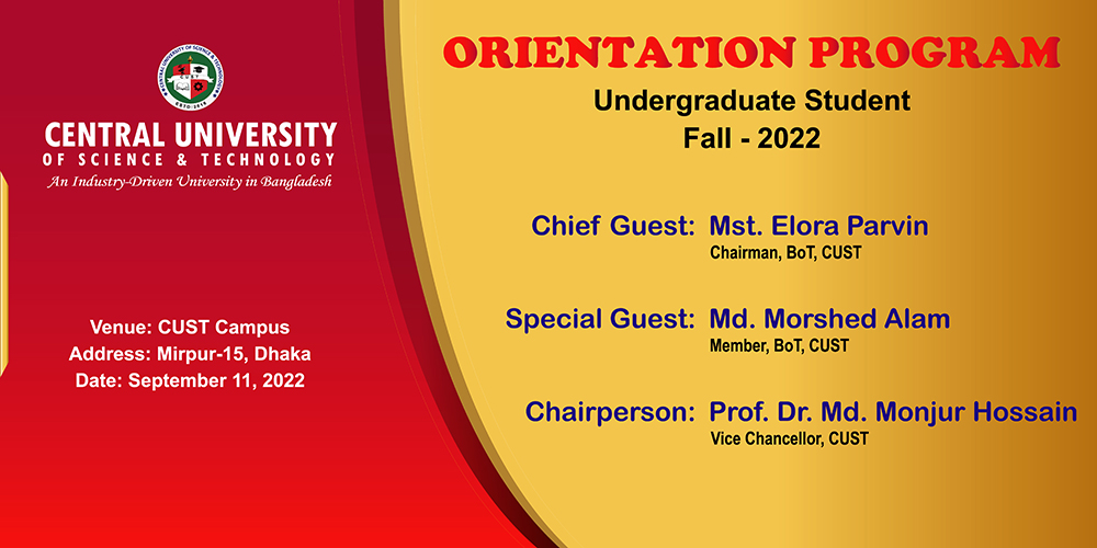 Orientation Program of Fall 2022 Held Orientation Program of Fall 2022 Held